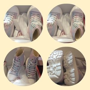 Platform Hi Top Sneakers